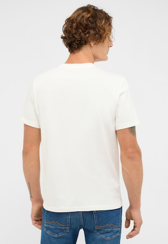 MUSTANG T-Shirt 'Austin' in Weiß