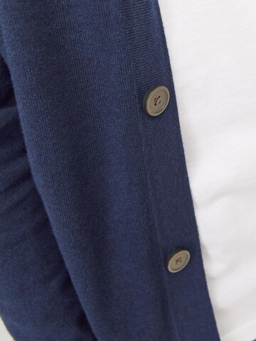 JACK & JONES Gebreid vest in Blauw