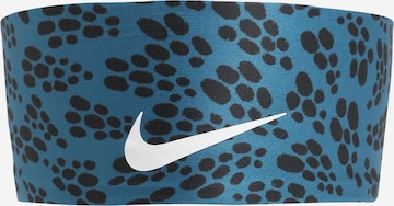 NIKE Athletic Headband 'FURY' in Blue: front