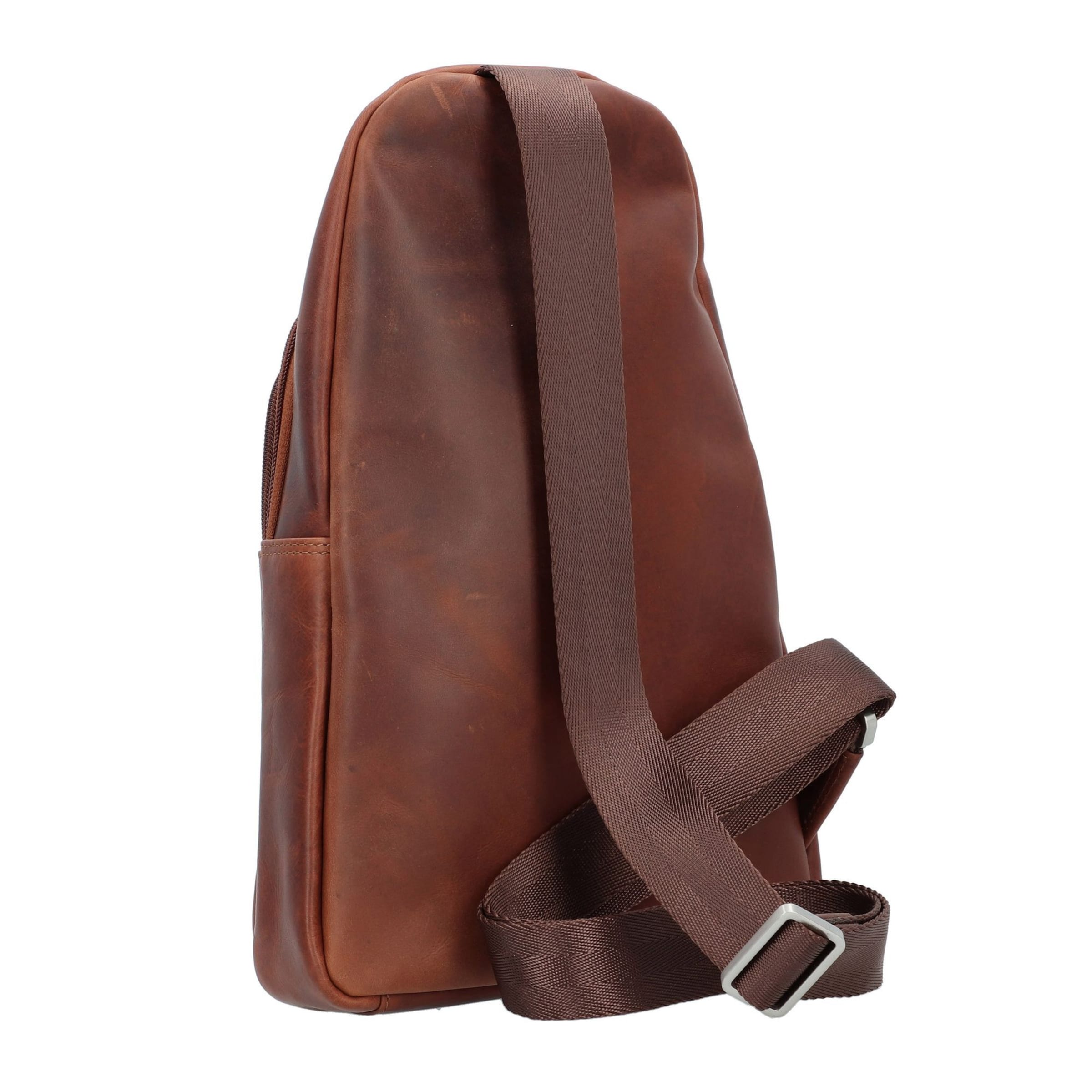 Esquire Crossbody bag 'Dallas' in Brown