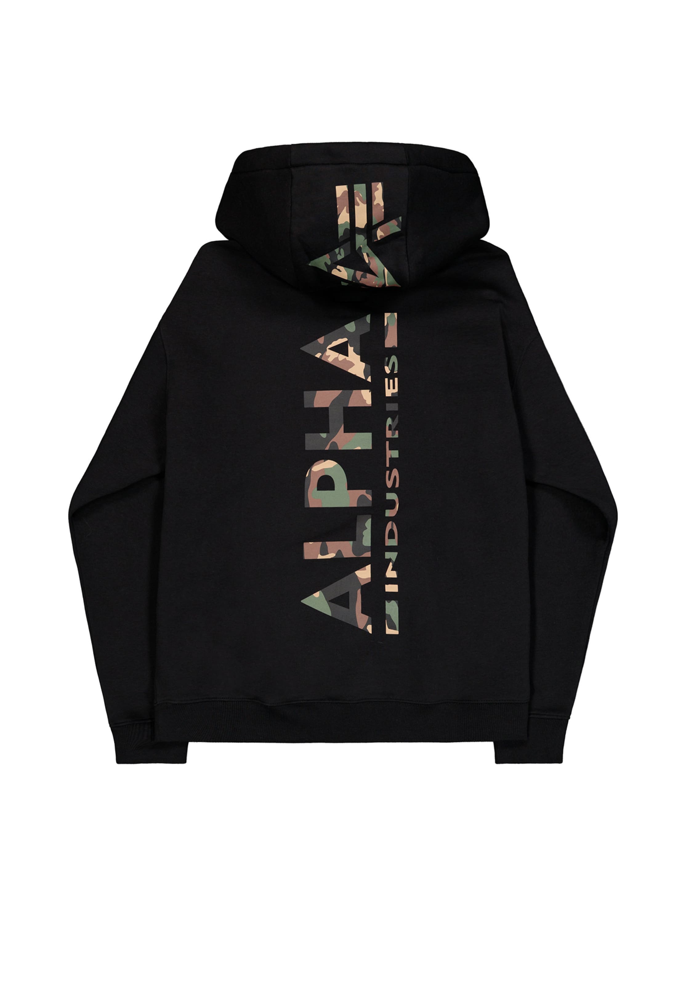 ALPHA INDUSTRIES Bluzka sportowa w kolorze czarny