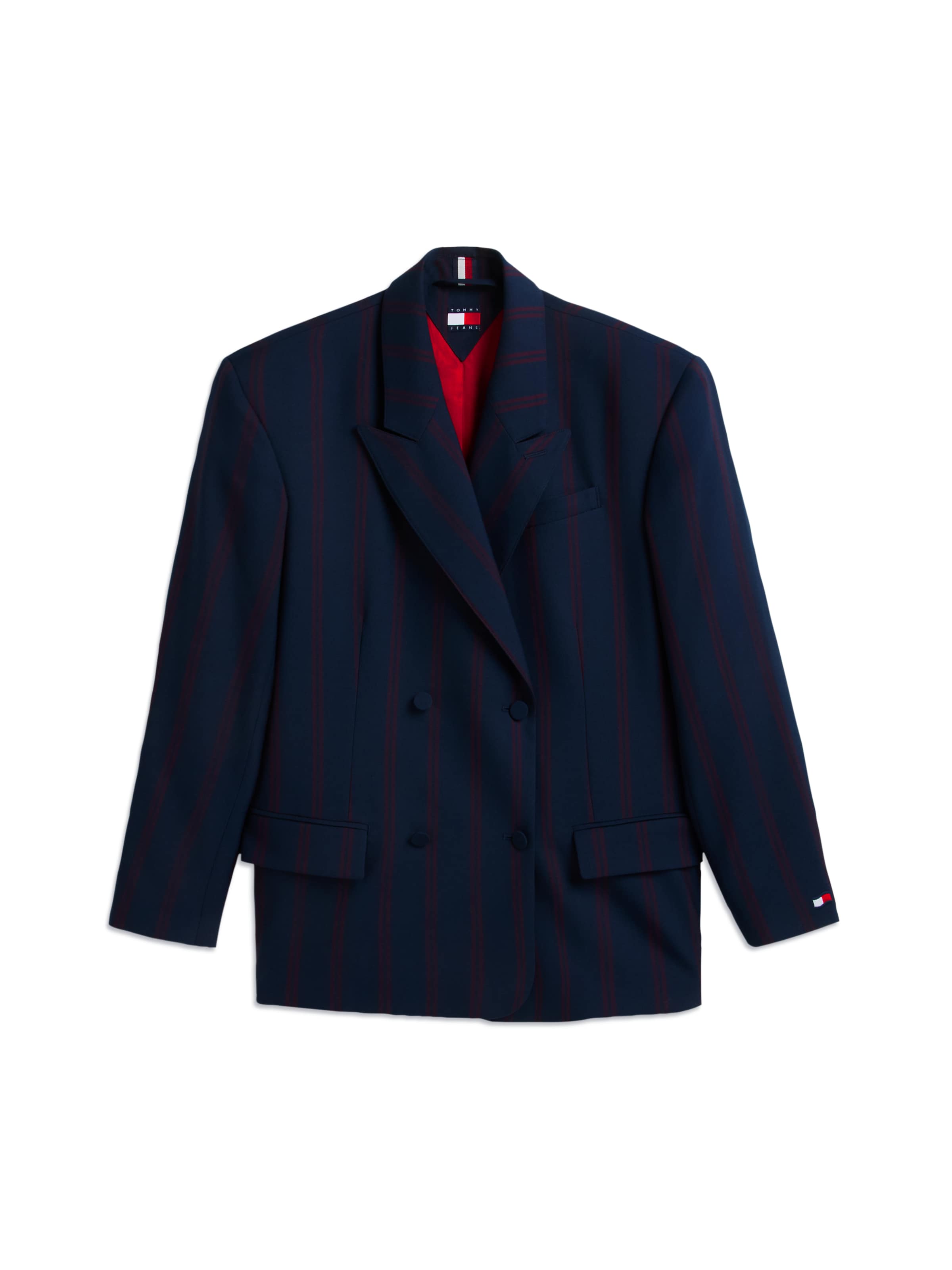 Tommy Jeans Blazer in 32 in navy / weinrot, Produktansicht