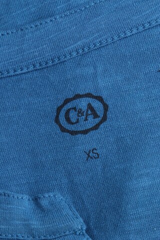C&A 3/4-Arm-Shirt XS in Blau