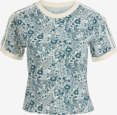 Marškinėliai 'Adidas Originals X Liberty London' iš ADIDAS ORIGINALS, spalva – benzino spalva / natūrali balta, Prekių apžvalga