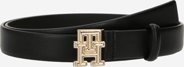 TOMMY HILFIGER Belt 'Bombe 2.5' in Black: front