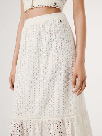 Jupe 'Odelia' Pepe Jeans en blanc
