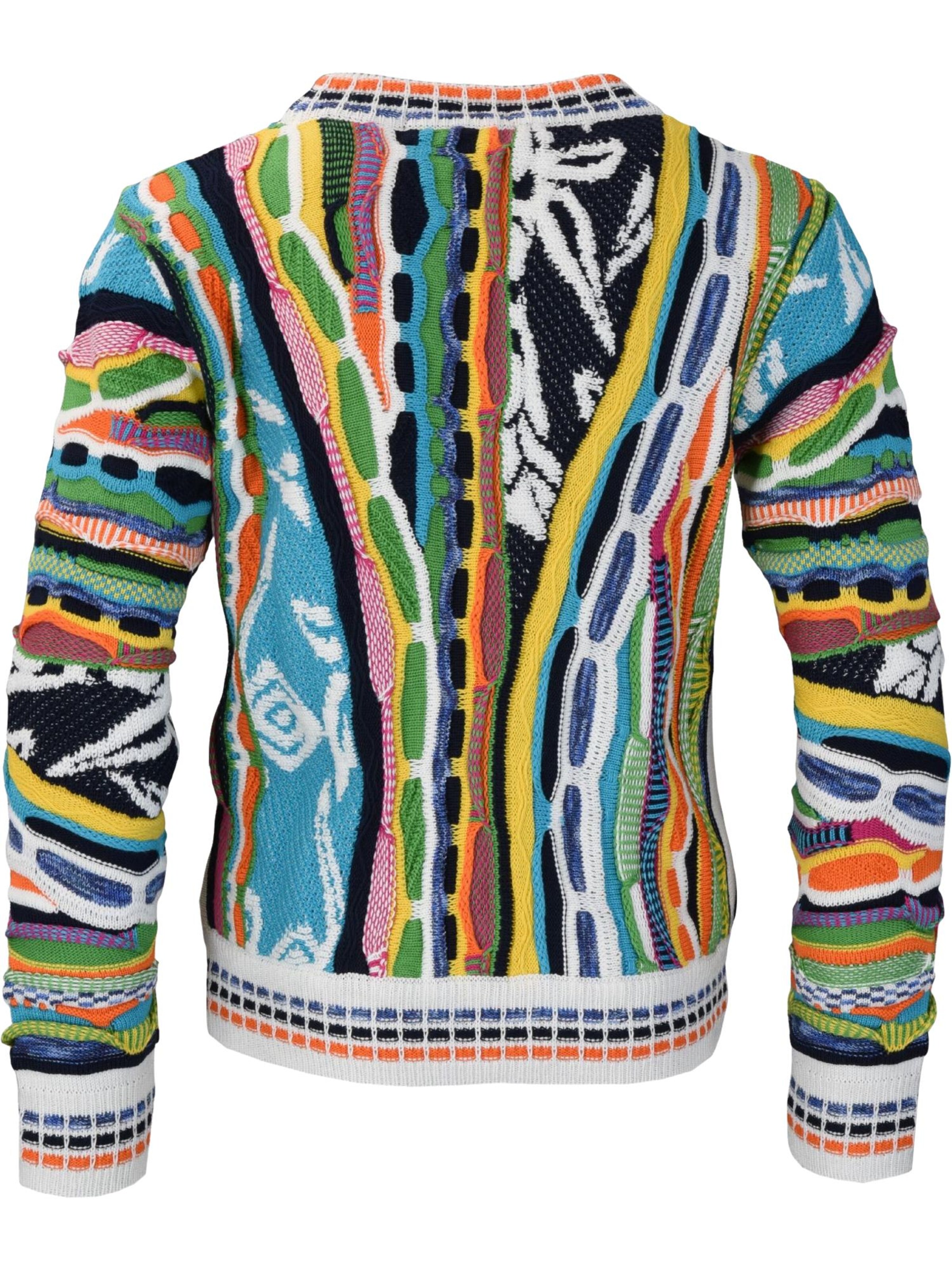 Pull-over Carlo Colucci en mélange de couleurs