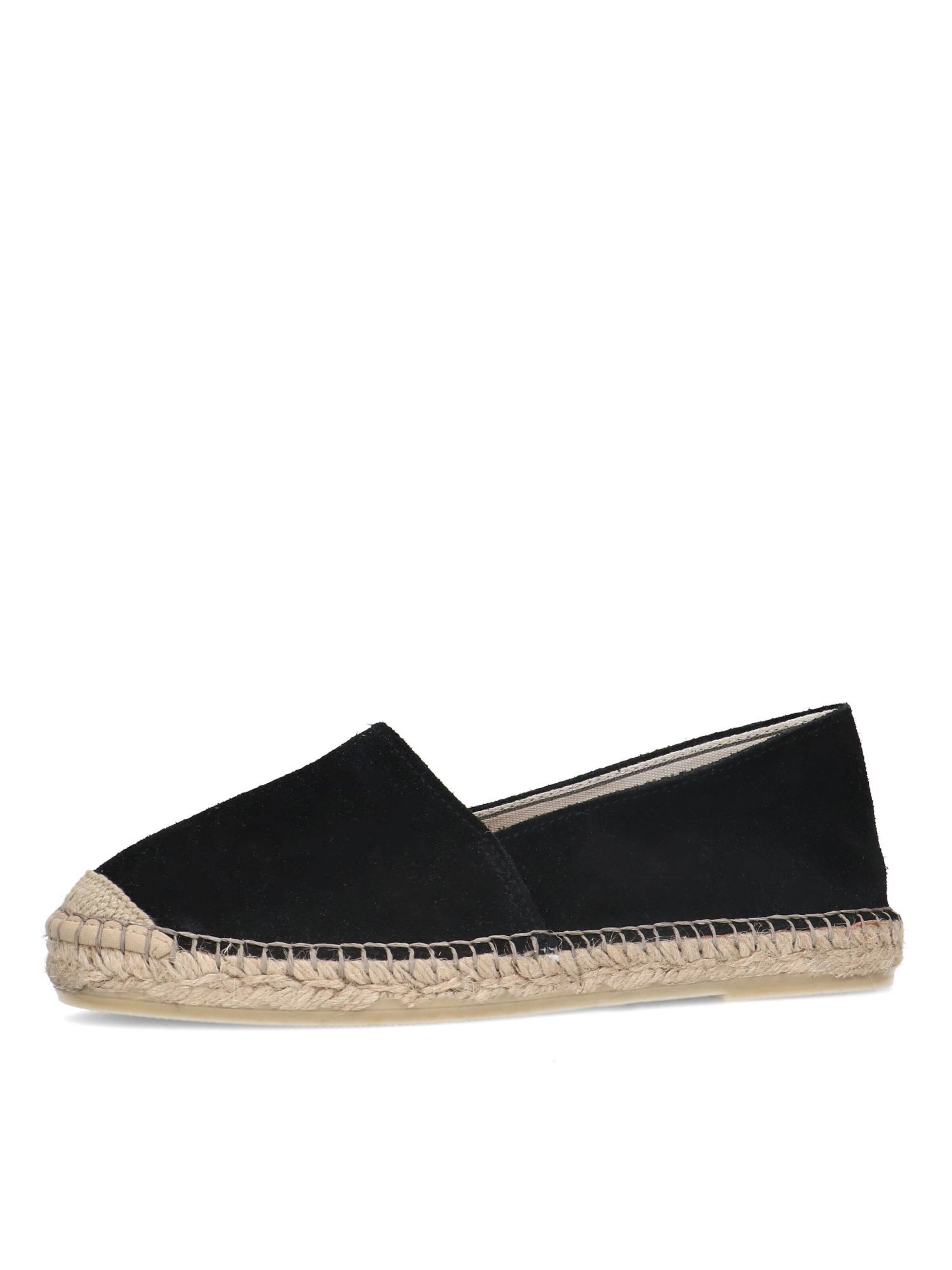 MANFIELD Espadrilles in Schwarz: Vorderseite
