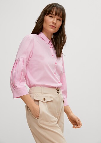 Chemisier COMMA en rose : devant