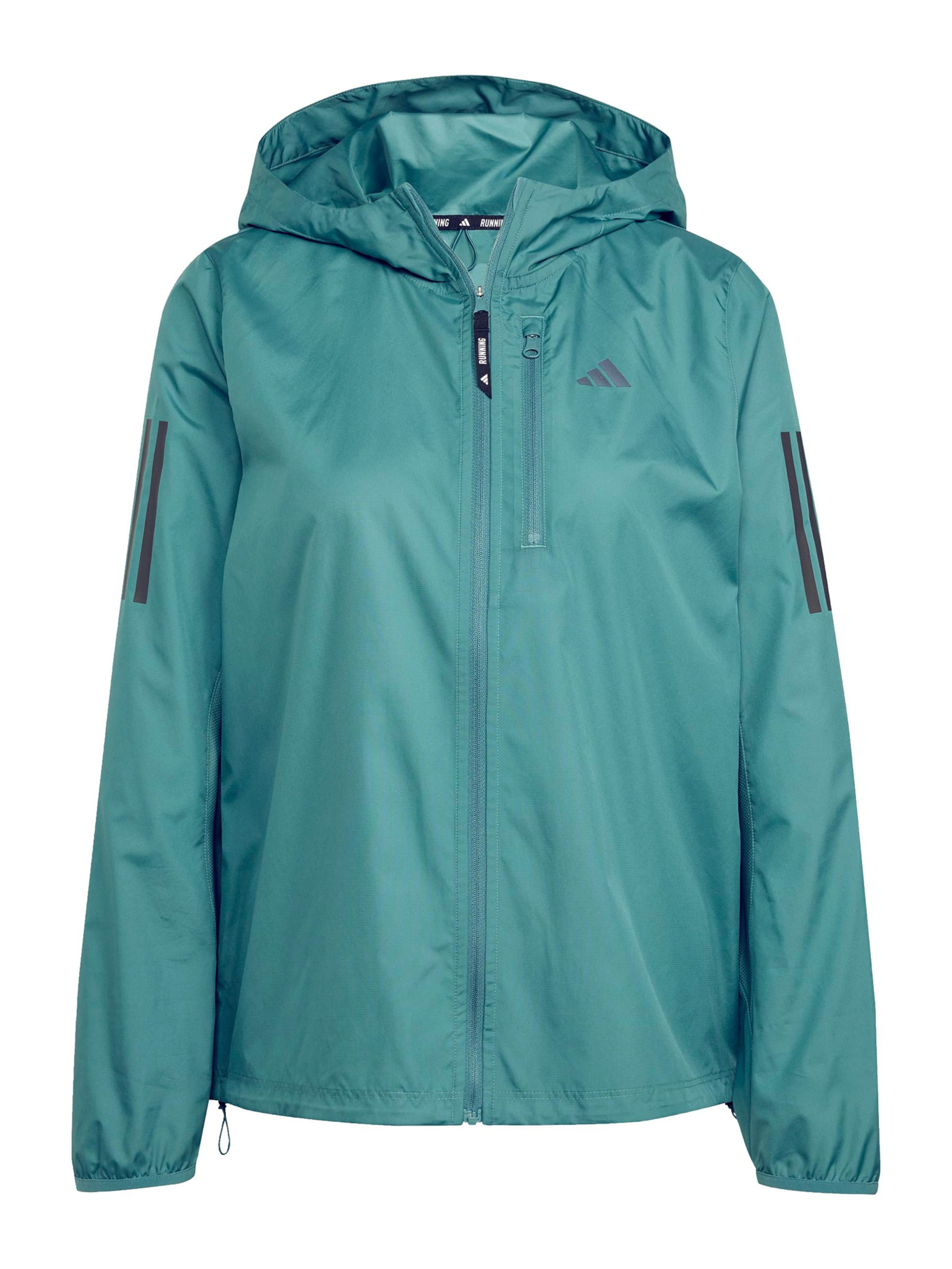 ADIDAS PERFORMANCE Urheilutakki 'Own The Run' värissä vihreä: etupuoli