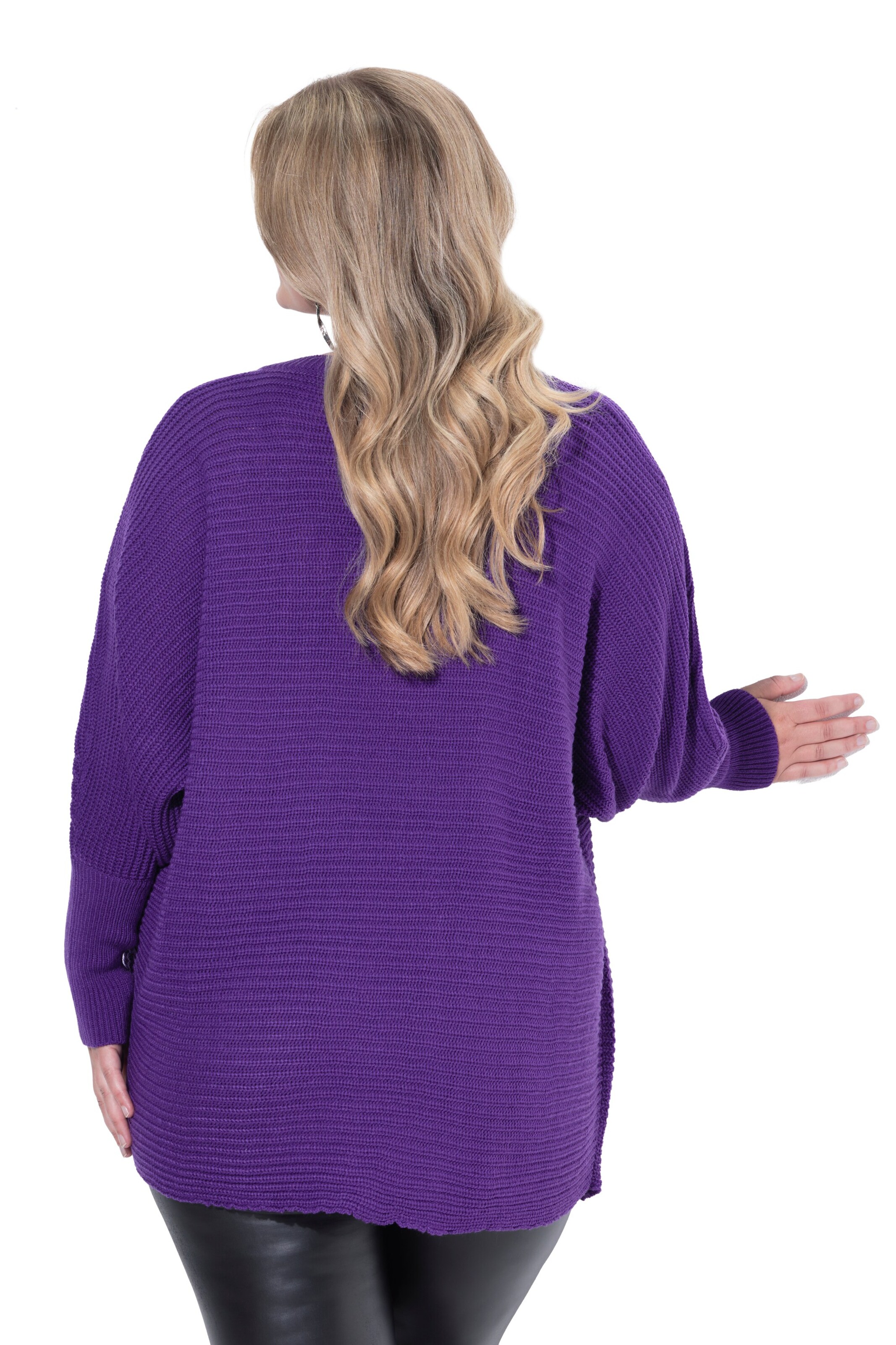 MIAMODA Sweater in Purple