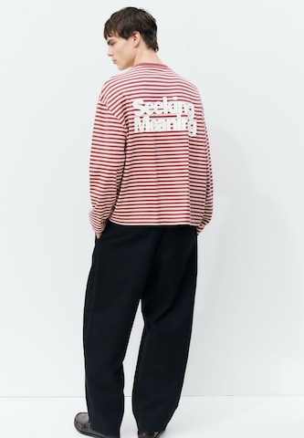 T-Shirt 'STWD' Pull&Bear en rouge : devant