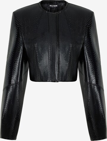 NOCTURNE Between-Season Jacket in Black: front