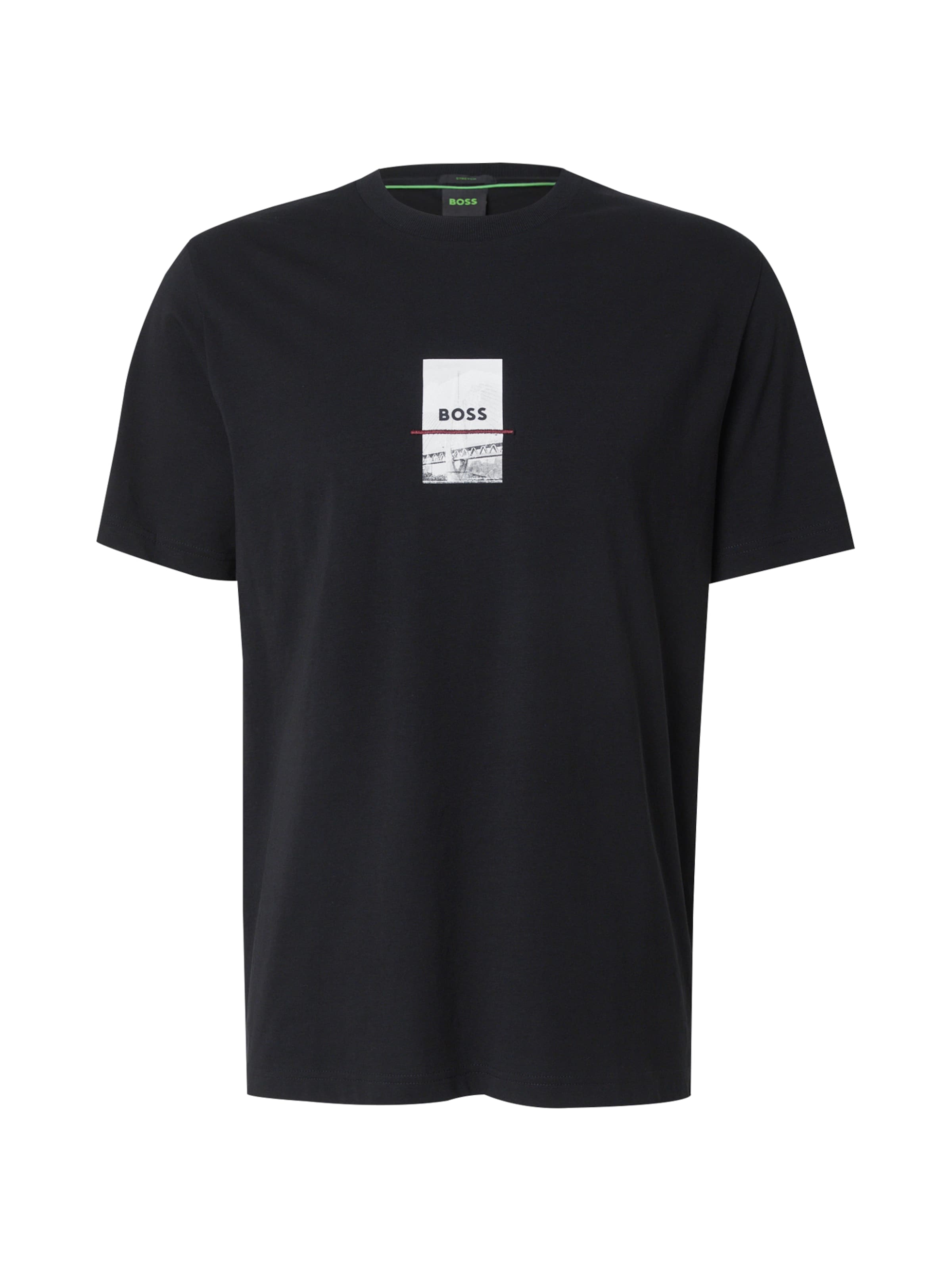 T-Shirt BOSS en noir : devant