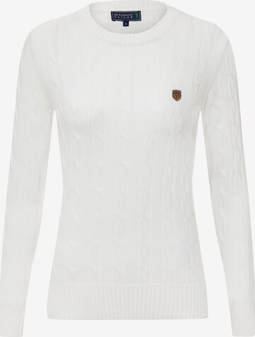 Sir Raymond Tailor Sweater 'Igor' in White: front