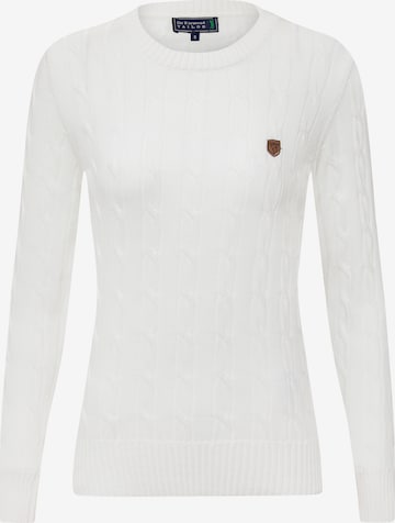 Sir Raymond Tailor Sweater 'Igor' in White: front