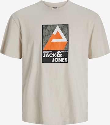 JACK & JONES قميص بلون بيج