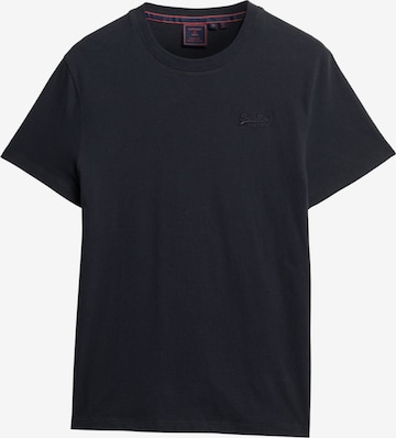T-Shirt Superdry en bleu : devant