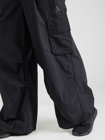 ADIDAS SPORTSWEAR Baggy Sports trousers in Black
