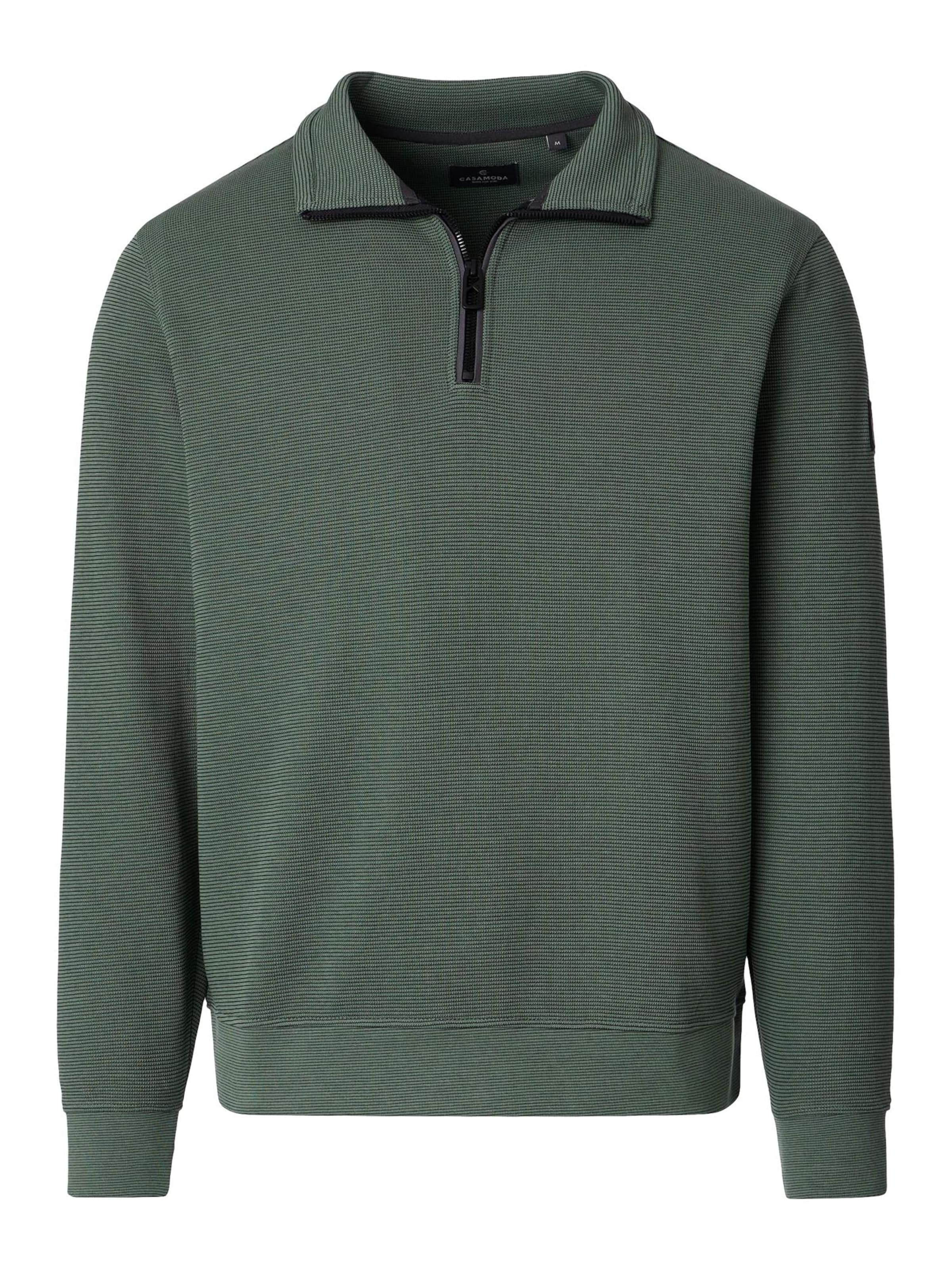 CASAMODA Sweatshirt 'Basic' in Green: front