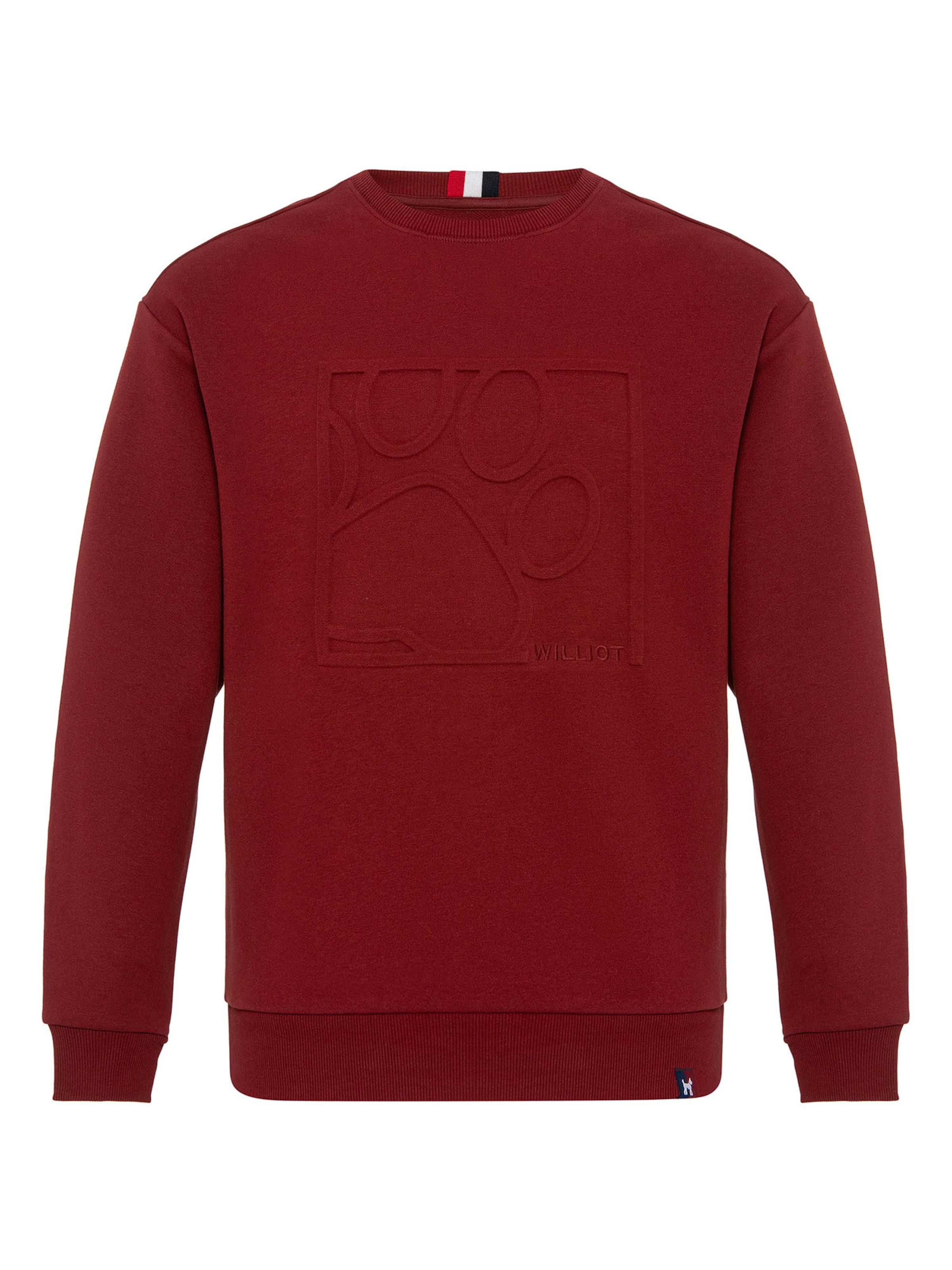 Williot Μπλούζα φούτερ σε κόκκινο: μπροστά