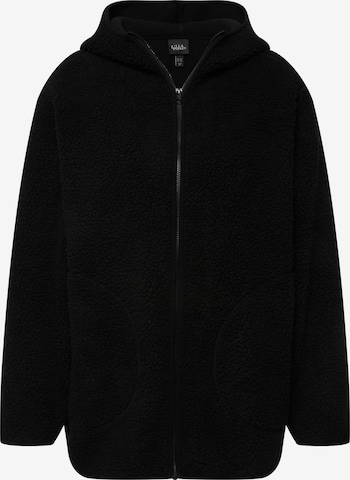 Ulla Popken Between-Season Jacket in Black: front