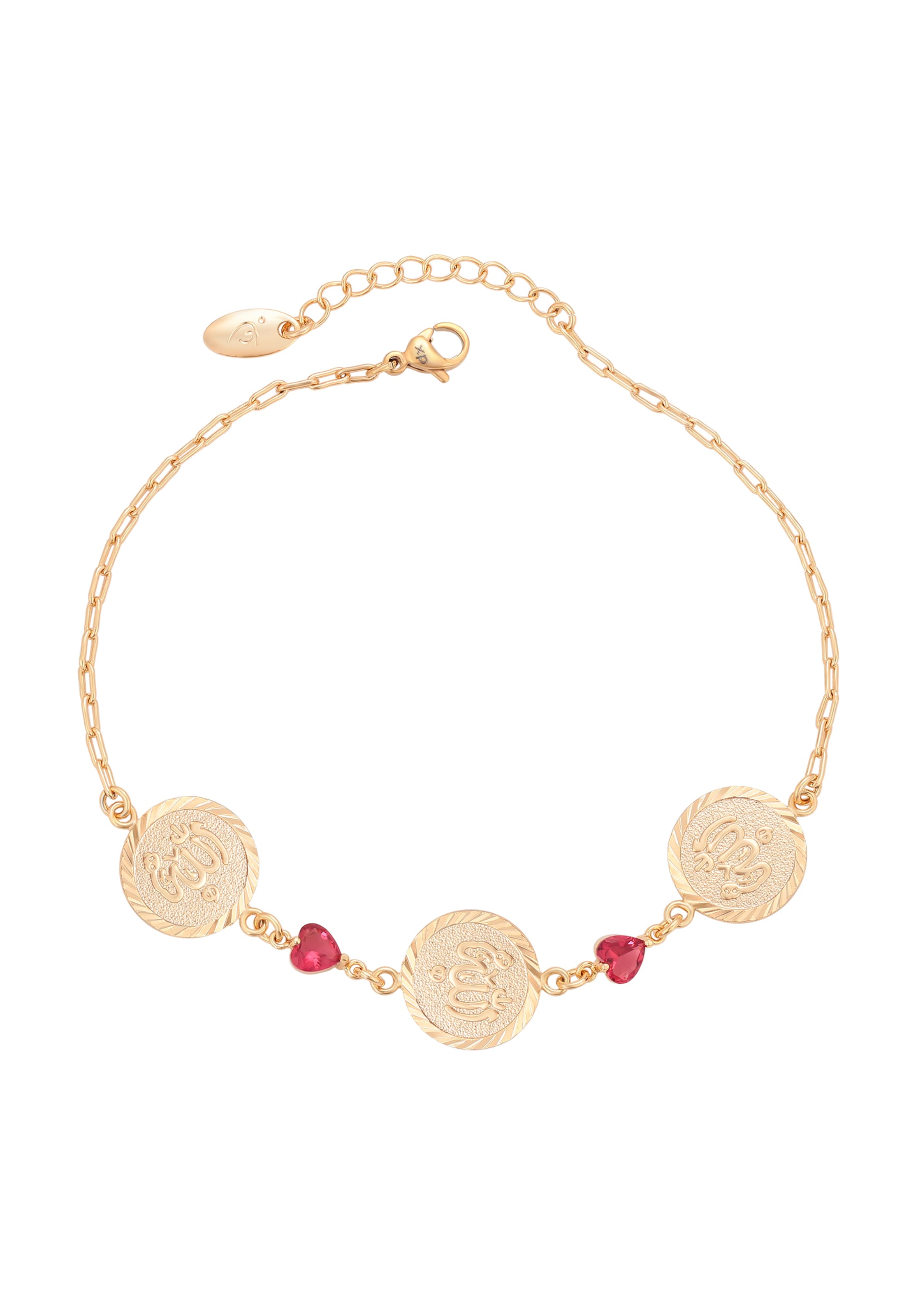 faina - Pulseira em ouro: frente
