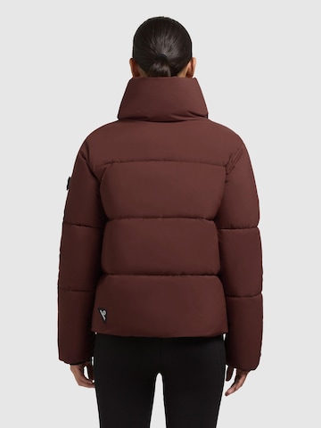 khujo Winterjas 'Rinja2 Matt' in Rood