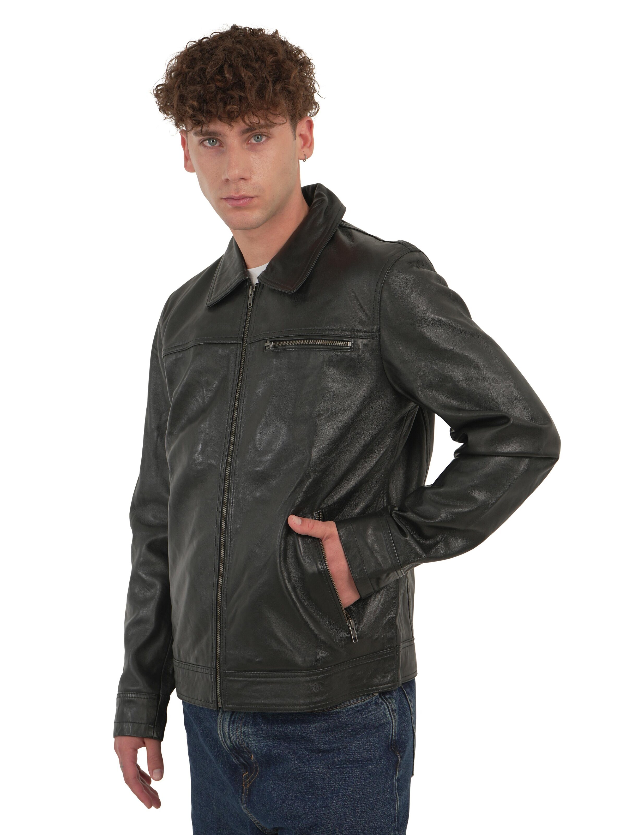 Giacca di mezza stagione 'Clean Line' di Chic and Clicks in nero