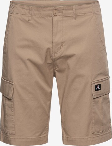 Champion Authentic Athletic Apparel Regular Cargo Pants in Beige: front