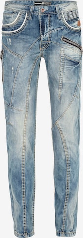 CIPO & BAXX Regular Jeans 'Bunker' in Blauw: voorkant