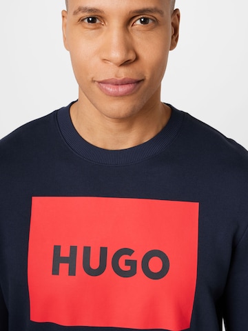 HUGO Red - Sweatshirt 'Duragol222' em azul