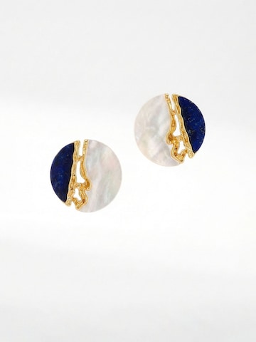Nemomatheo Earrings 'Himmel und Meer' in Blue: front