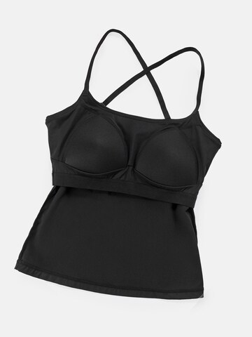 Cardio Bunny Sports top 'STUDIO FIT' in Black: front
