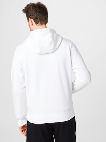 Nike Sportswear - Ajuste regular Sudadera con cremallera 'Club Fleece' en blanco