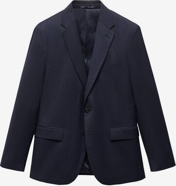 MANGO MAN Slim fit Business Blazer 'Milan' in Blue: front