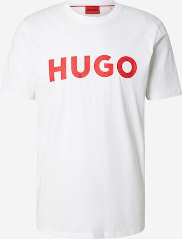 HUGO Футболка 'Dulivio' в Белый: спереди