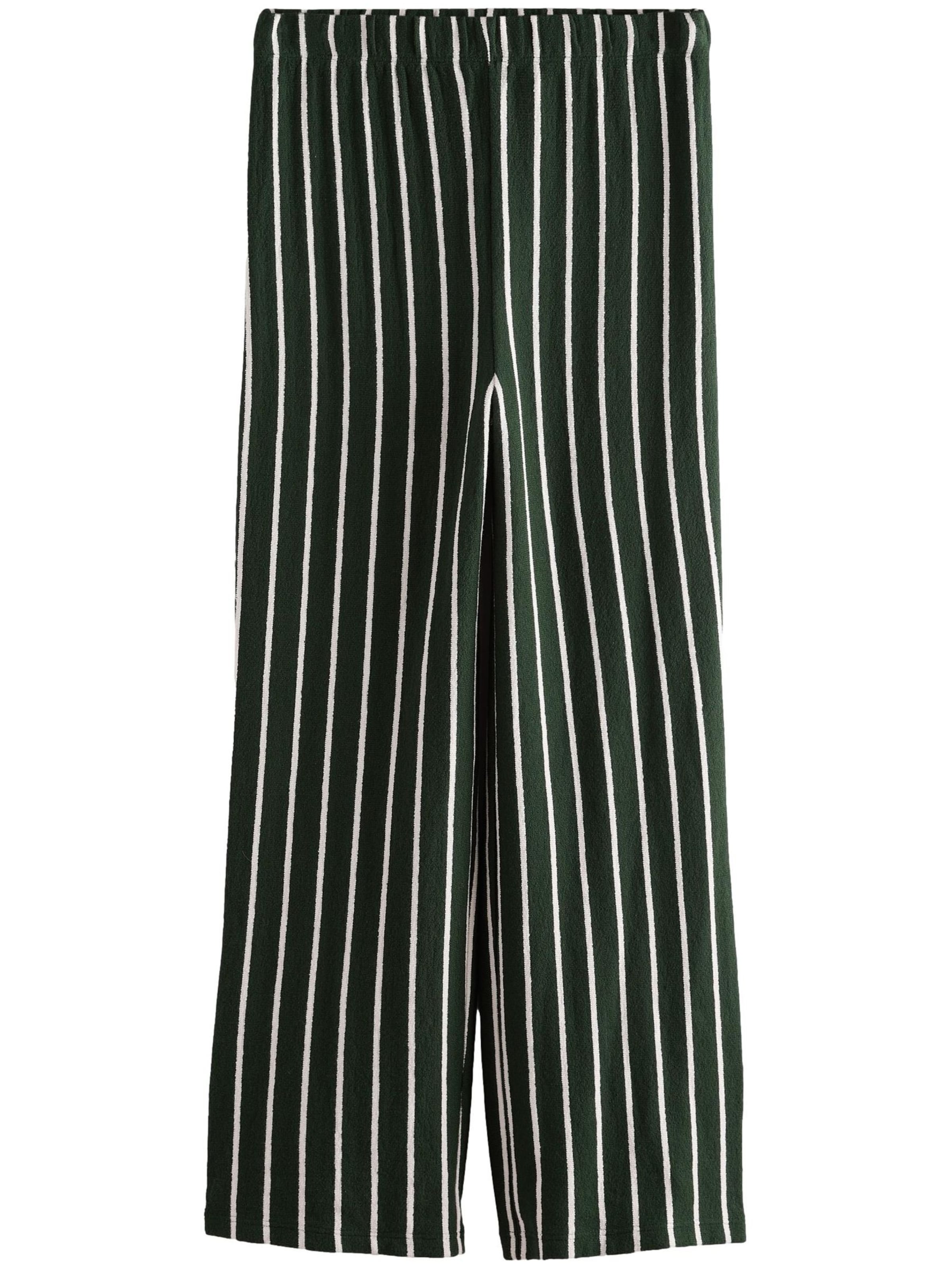 Wide leg Pantaloni di Next in verde: frontale