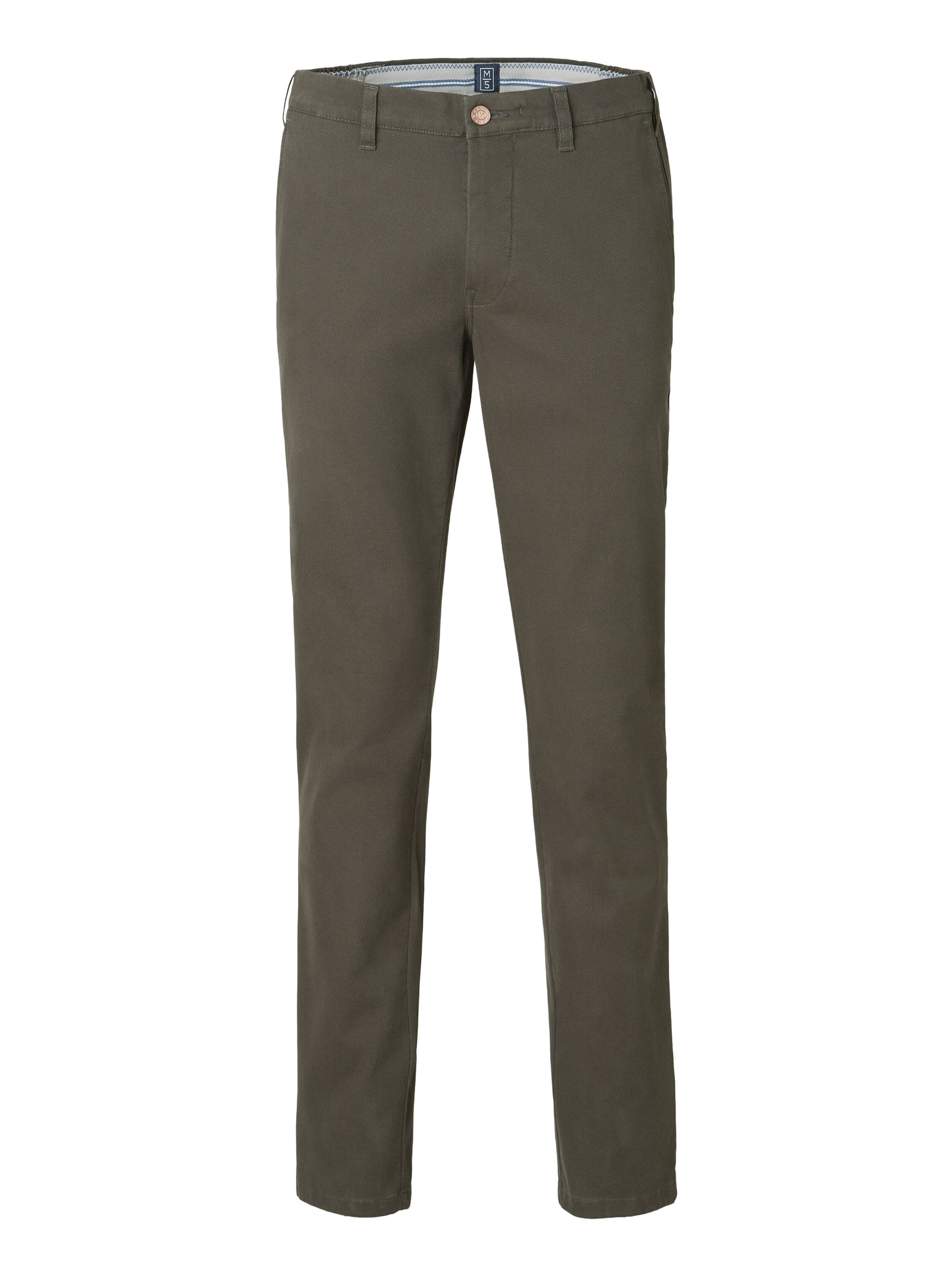 Pantalon chino MEYER en vert : devant