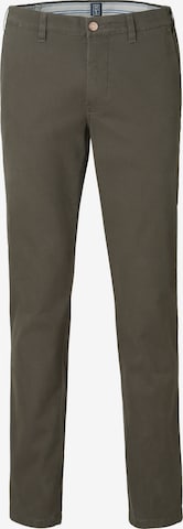 Pantalon chino MEYER en vert : devant