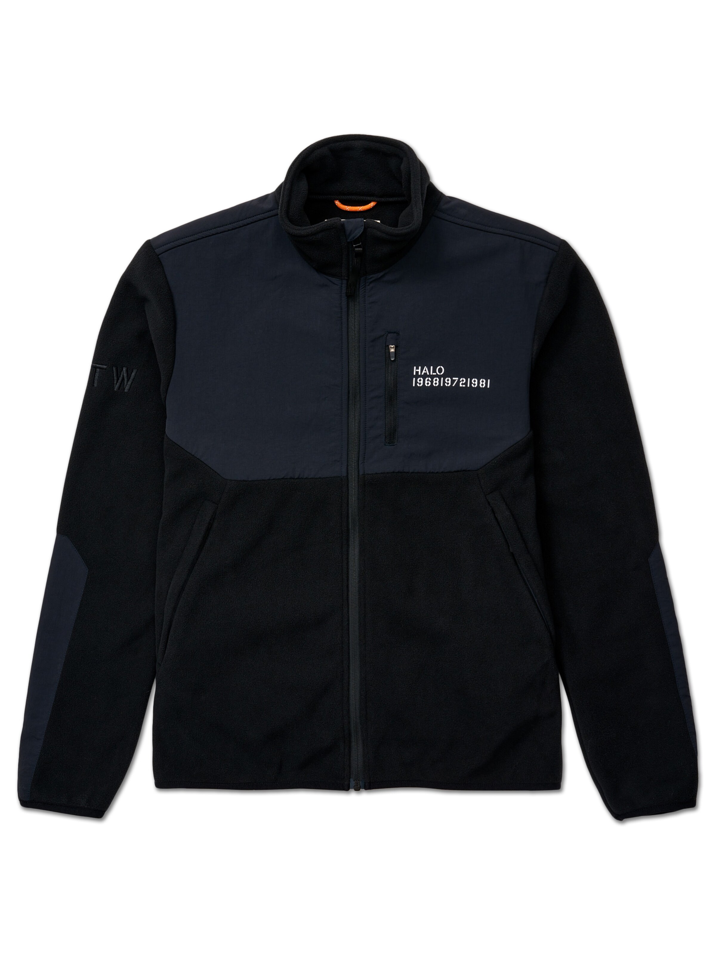 HALO Fleece Jacket in Black: front
