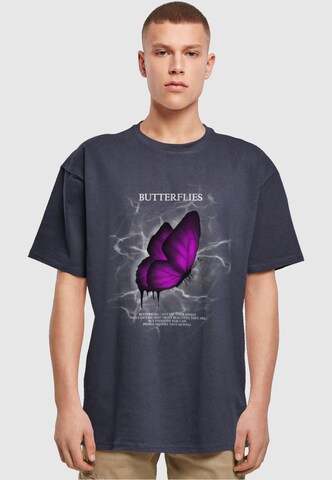 Merchcode T-Shirt in Blau: Vorderseite