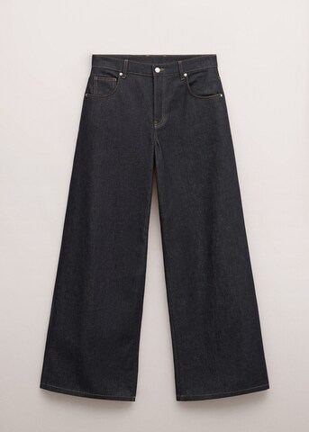 MANGO Wide leg Jeans 'Elba' in Black