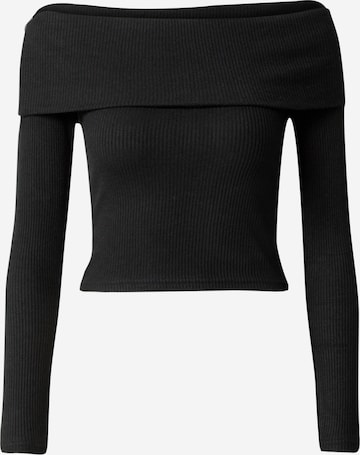 Gina Tricot Shirt in Black: front