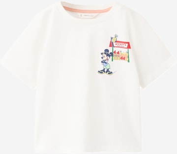 MANGO KIDS Paita 'MIMOUSE' värissä valkoinen: etupuoli