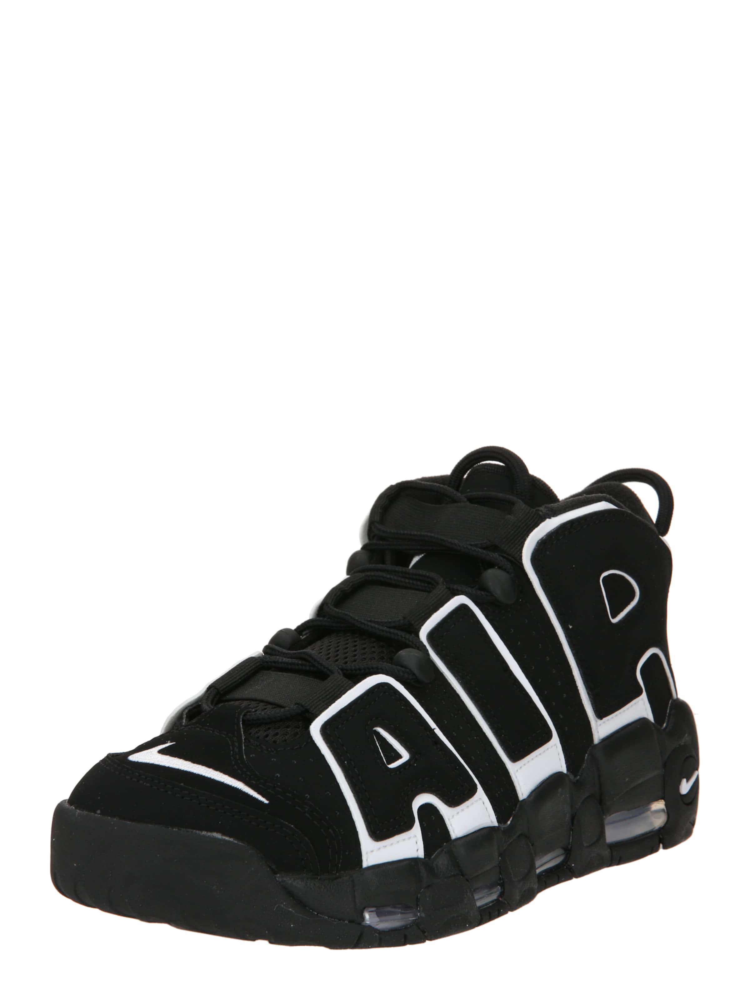 Nike Sportswear Rövid szárú sportcipők ' Air More Uptempo' - fekete: elől