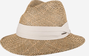 Hatland Hoed 'Aussie Seagrass' in Wit: voorkant
