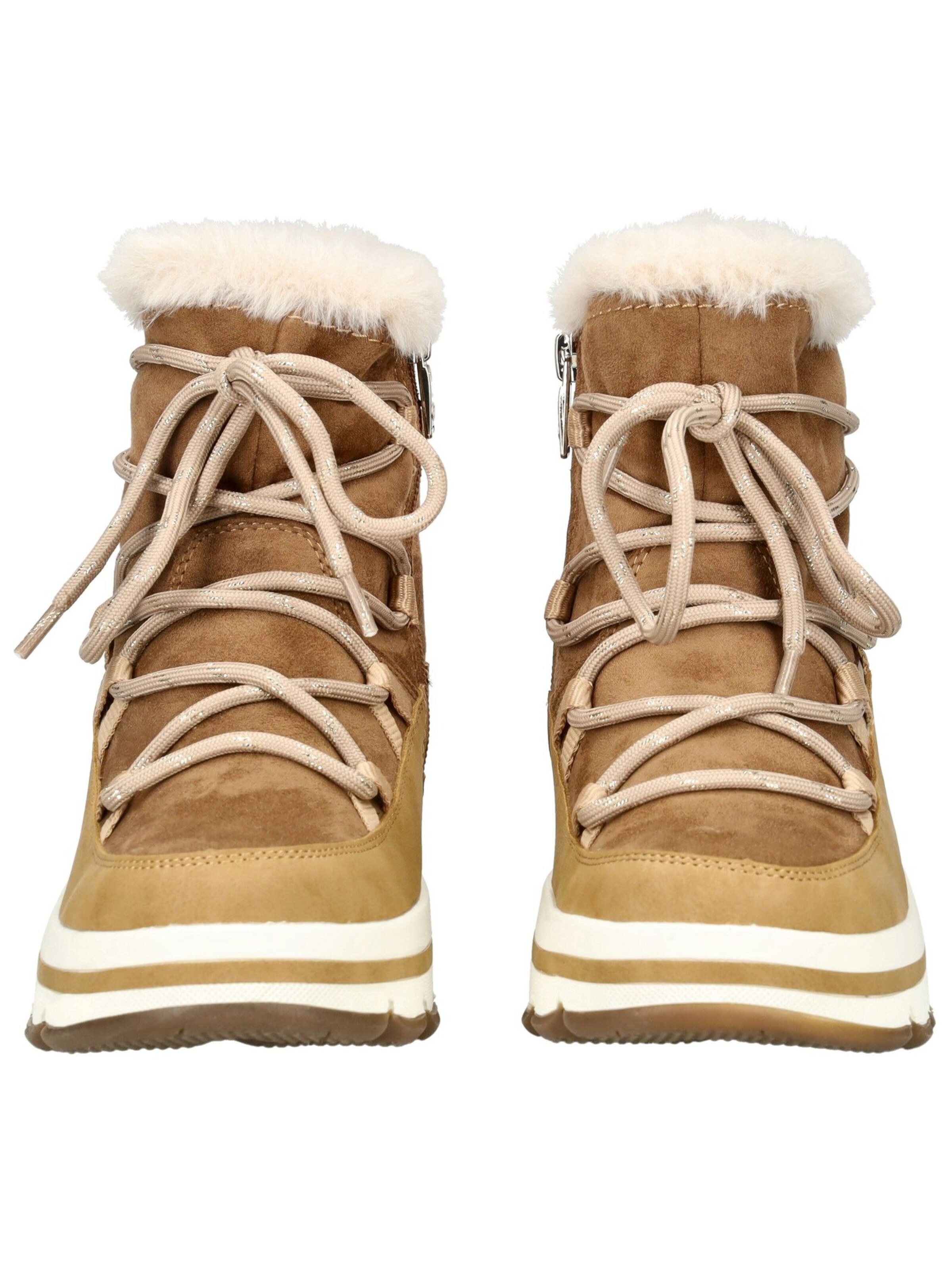 Bottines à lacets TOM TAILOR en marron