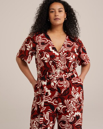 WE Fashion Jumpsuit in Rot