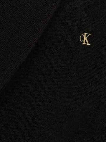 Accappatoio lungo di Calvin Klein Underwear in nero